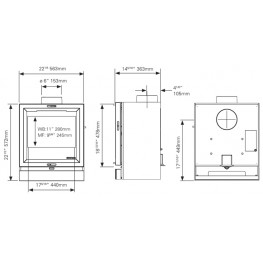 Stovax View 8 Wood Burning Stoves & Multi-fuel Stoves